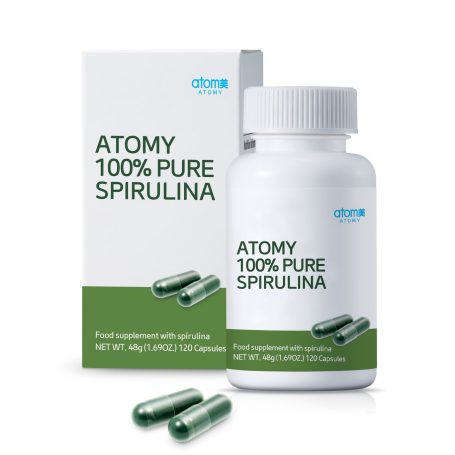 ESPIRULINA, suplemento alimenticio de Atomy. Vitanimas, minerales, ácidos grasos esenciales. 